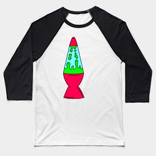 Red Lava Lamp Baseball T-Shirt